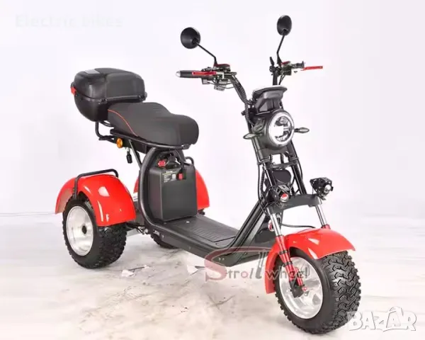 CP7 Citycoco Trike 4000W – Електрическа триколка, снимка 2 - Велосипеди - 50332800