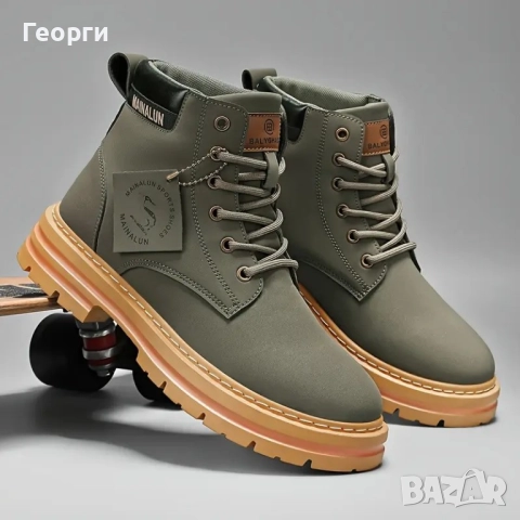 Високи стилни обувки, р-р 39, снимка 6 - Мъжки боти - 52034865