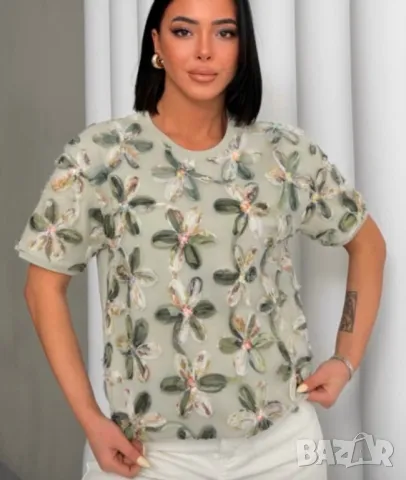 памучни дамски тениски , снимка 10 - Тениски - 50425941