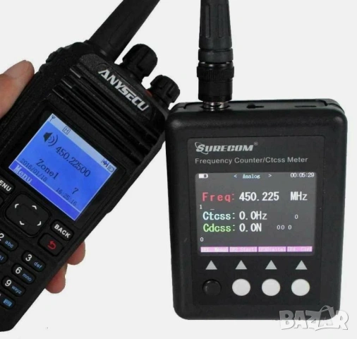 SURECOM SF401 Plus Честотометър Индикатор Сила Сигнал Измерва Радио Честота Честотомер Широк Спектър, снимка 3 - Други - 53538196