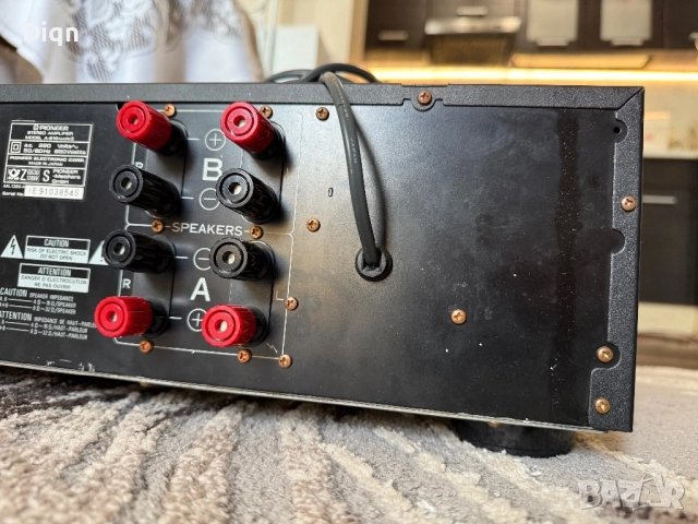 Pioneer A-616 Mk2 стерео, снимка 13 - Ресийвъри, усилватели, смесителни пултове - 51585021