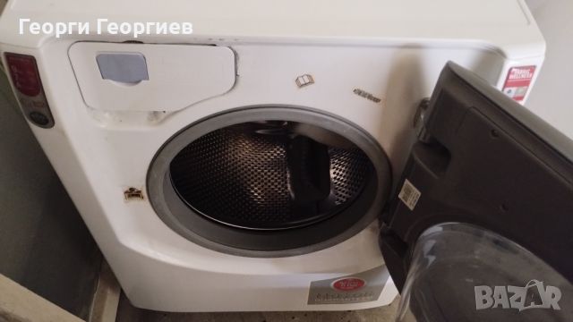 СВОБОДНОСТОЯЩА ПЕРАЛНЯ СЪС СУШИЛНЯ HOTPOINT: 9 КГ AQD970D 49 EU/B - F078578, снимка 4 - Перални - 45332051