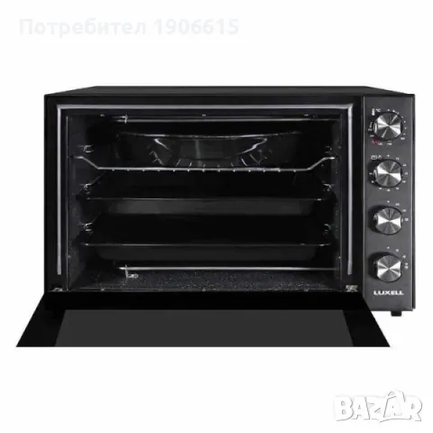 МИНИ ФУРНА, 70л ЧЕРЕН ГРАНИТ LX-9325CTDB, ЧЕРЕН INOX LUXELLIX-9325-CTDX, снимка 2 - Печки, фурни - 48778945