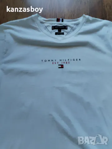 Tommy Hilfiger - страхотна мъжка тениска XL, снимка 7 - Тениски - 50086638