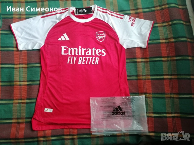 Официална мачова тениска на Арсенал от сезон 2025/26 XXL (Arsenal FC authentic kit 25/26 XXL), снимка 5 - Футбол - 52172622