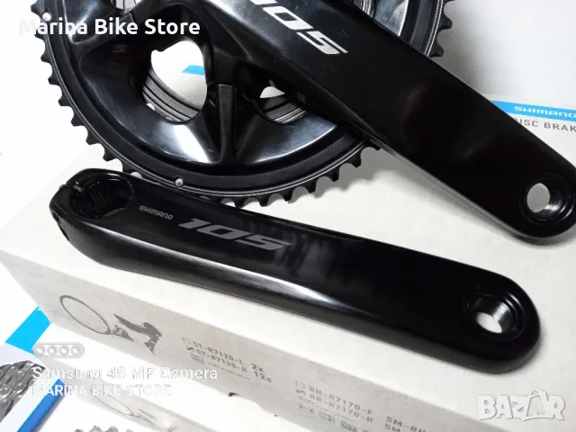 НОВ шосеен хидравличен монтаж Shimano 105 R7120 Disc, снимка 3 - Части за велосипеди - 48162734