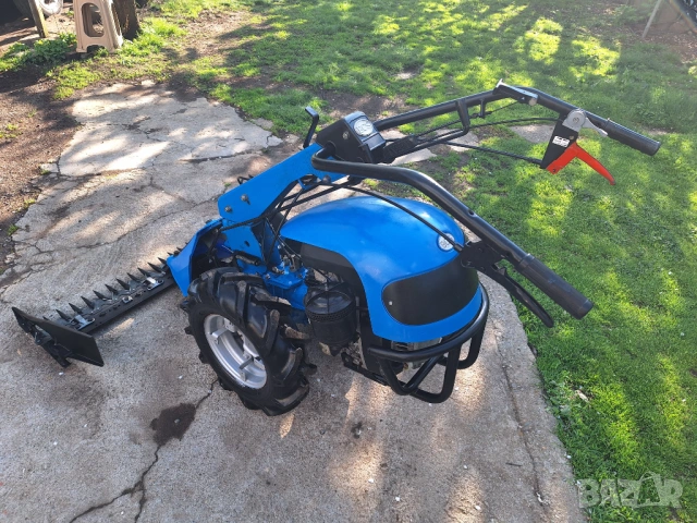  Палцова косачка BCS 737 10к.с.АСМЕ OHV двуколка с реверс 8 скорости, снимка 9 - Градинска техника - 54238596