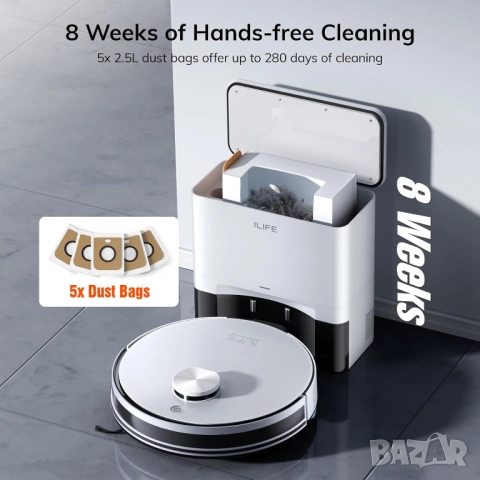 A30 Pro | Прахосмукачка робот с лазерна навигация, снимка 8 - Прахосмукачки - 52315918