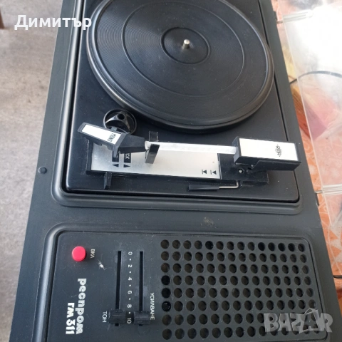 Грамофон Респром ГМ 311 работещ, снимка 3 - Грамофони - 54035379