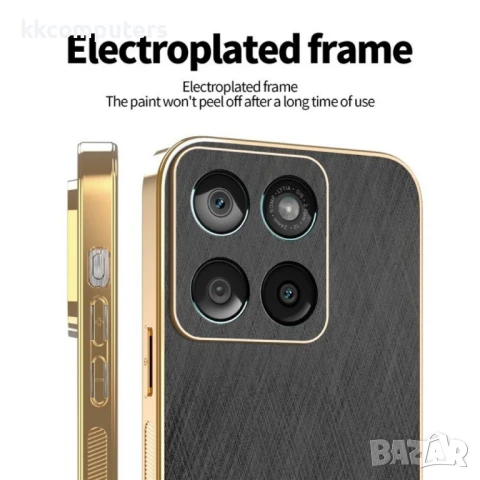 Motorola Edge 60 5G / 60 Fusion 5G KADEM Electroplating Silk Texture PU + TPU Калъф и Протектор, снимка 5 - Калъфи, кейсове - 50736427