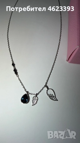 Колие Сваровски, снимка 2 - Колиета, медальони, синджири - 52976912