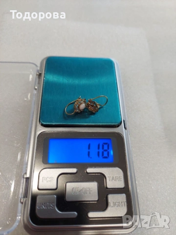 Дамски златни обеци с опали,злато 18к , снимка 9 - Обеци - 53395922