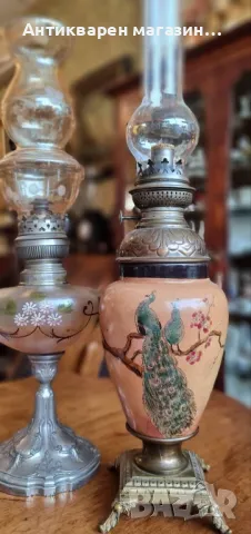 Антична ,френска газена лампа. 