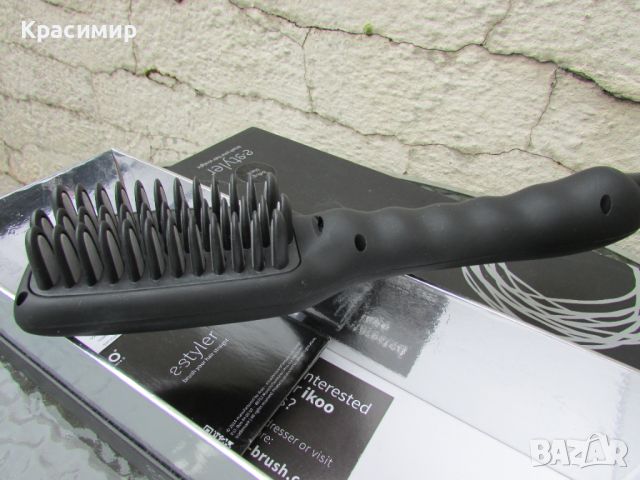 Четка за изправяне на коса ikoo E - Styler - Beluga Black, снимка 8 - Преси за коса - 45608723