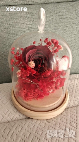 Роза в стъкленица подходяща за всяка дама, снимка 6 - Подаръци за жени - 52793472