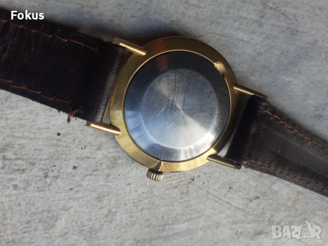 Мъжки механичен часовник Полет де лукс - 20 микрона позлата, снимка 5 - Антикварни и старинни предмети - 53267644