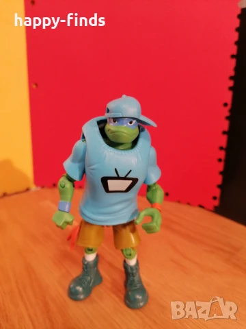 Базова екшън фигура КОСТЕНУРКИТЕ НИНДЖА Wrestling Leo, снимка 1