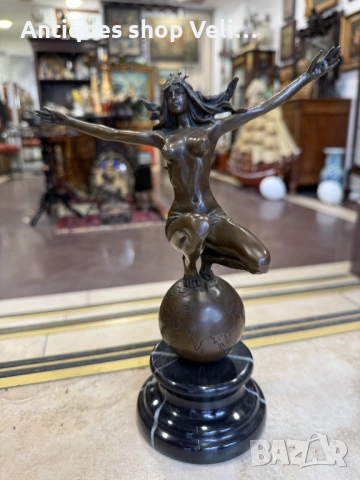 Авторска бронзова скулптура №8012 , снимка 2 - Антикварни и старинни предмети - 53947550