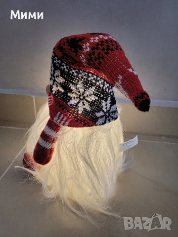 Светещ коледен гном, снимка 3 - Коледни подаръци - 52799284