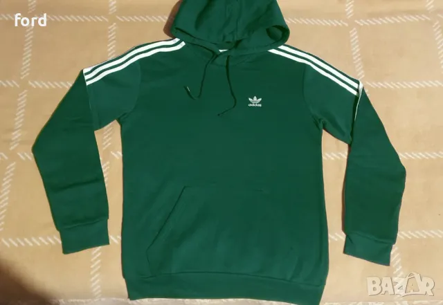 Зимен суитчер adidas green , снимка 3 - Суичъри - 48175515