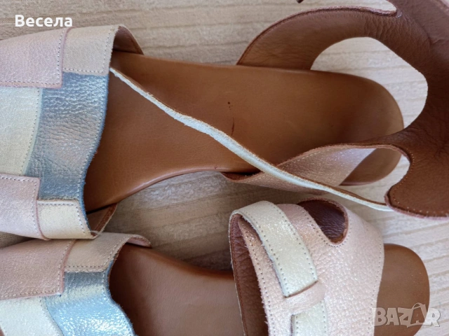 САБО - Ектравагантни чехли естествена кожа 40 номер с подаръци, снимка 12 - Чехли - 53644322