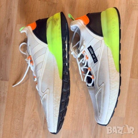 Маратонки Adidas ZX 2K Boost 'Cloud White Green' размер 48 2/3, снимка 5 - Маратонки - 54008304