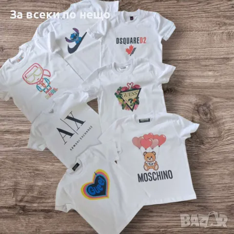 Stich👚Karl Lagerfeld👚DSQUARED2👚Armani Exchange👚Guess👚Moschino Дамска Тениска Код LFS389, снимка 1