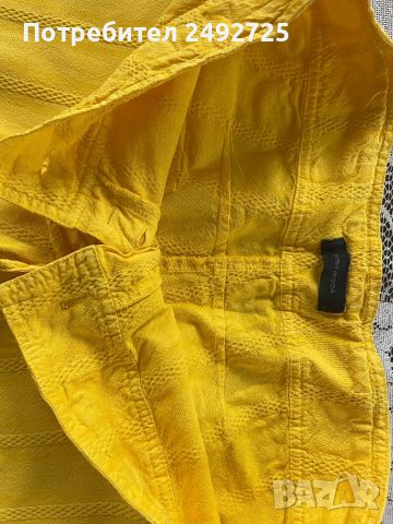 Панталони жълто Veromoda, размер М, снимка 3 - Панталони - 46052240