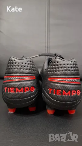 Nike Tiempo Legend 8 Pro FG Black/Chile Red AT6133-060 Size EUR40. Without Box., снимка 8 - Футбол - 48989848