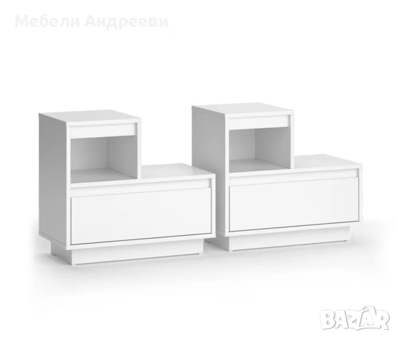Комплект 2бр нощни шкафчета Vicco 7568, снимка 5 - Шкафове - 53790093