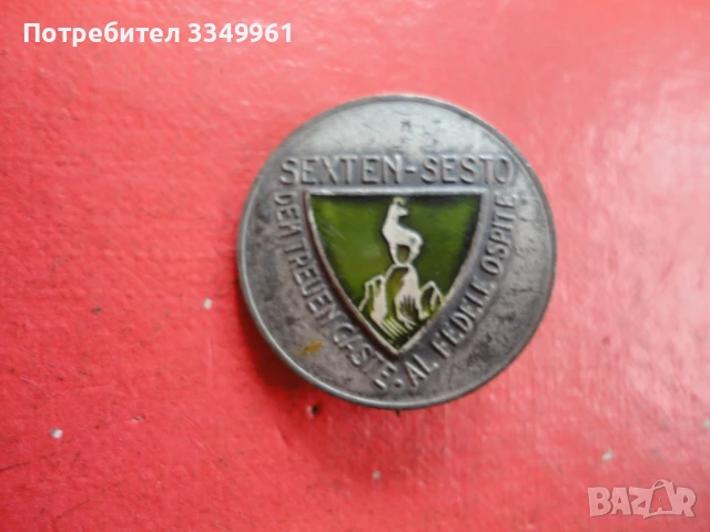 Страхотен сребърен знак значка с емайл 2 , снимка 2 - Колекции - 51367502