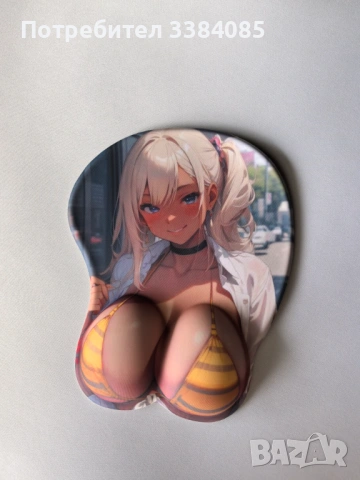 3D Аниме Пад за Мишка Anime Wrist Mouse Pads, снимка 8 - Клавиатури и мишки - 53796539