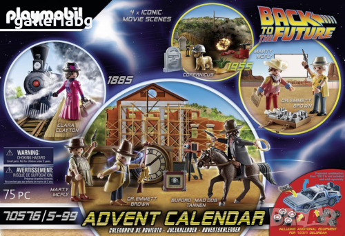 Playmobil: Advent Calendar Back to the Future (Завръщане в бъдещето), снимка 3 - Конструктори - 44950898