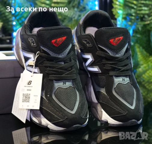 New Balance 9060 Мъжки Маратонки С Кутия👟Мъжки Спортни Обувки Черно и Сиво Код S106, снимка 3 - Маратонки - 52417652