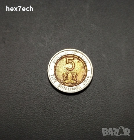 ❤️ ⭐ Кения 2010 5 шилинга ⭐ ❤️