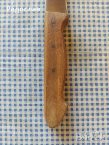 стар готварски нож Велико Търново , снимка 3 - Прибори за хранене, готвене и сервиране - 53833869