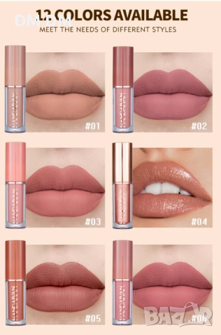 12 течни матови червила, снимка 3 - Декоративна козметика - 52682822