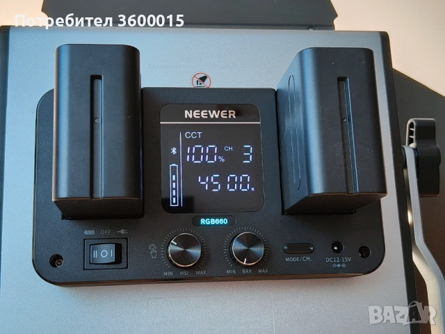 2 LED Neewer 660 RGB лампи комплект, снимка 6 - Светкавици, студийно осветление - 52941944