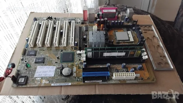 Дънна платка Asus P4PE-X TE Socket 478 CPU+FAN+RAM, снимка 6 - Дънни платки - 49088463