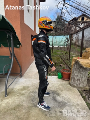 Alpinestars EU58 кожен екип 2 части, снимка 2 - Спортни дрехи, екипи - 52821155