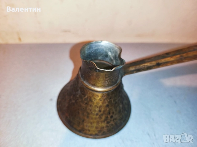Бакърено джезве 4, снимка 3 - Антикварни и старинни предмети - 52742631