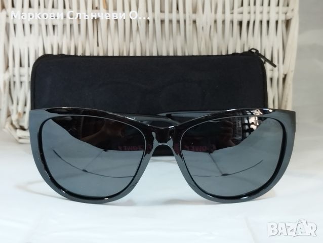 21 Слънчеви очила,маркови очила- дамски очила в тъмно черен цвят с поляризация , снимка 2 - Слънчеви и диоптрични очила - 45361676