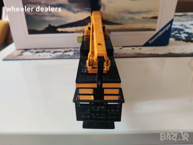 Метална количка SIKU Камион Вишка Mercedes LKW, снимка 4 - Колекции - 50835909