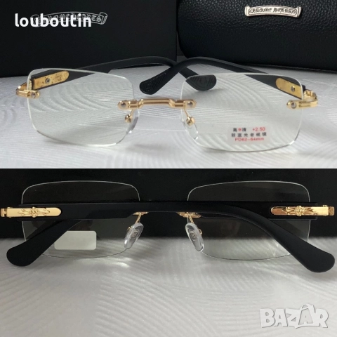 Chrome Hearts очила за четене диоптър +1 +1,5 +2 +2,5 +3 +3,5 +4, снимка 2 - Слънчеви и диоптрични очила - 52515869