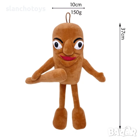Плюшена играчка Tung Tung Sahur – плюшена играчка  Brainrot, 38см., снимка 2 - Плюшени играчки - 53941511