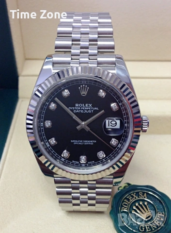 Rolex Datejust 41mm Steel Blue Dial Automatic Различни Варианти, снимка 16 - Мъжки - 54050416