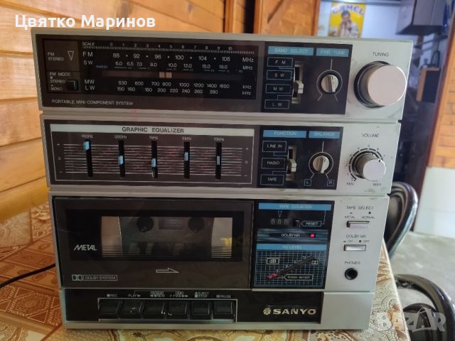 Радио касетофон Sanio C-30, снимка 1 - Радиокасетофони, транзистори - 46417149