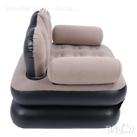 🛋️ Надуваем фотьойл 5 в 1 SuperSofa – Пет вида комфорт в едно удобно решение! 🛋️, снимка 4 - Надуваеми легла - 50312546