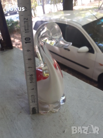 Пате Лебед Мурано, снимка 4 - Антикварни и старинни предмети - 53273908