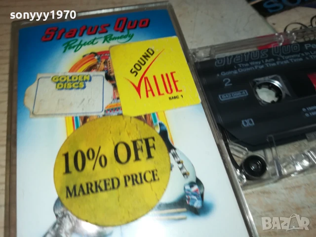 STATUS QUO-ORIGINAL TAPE 2407251156, снимка 3 - Аудио касети - 51126514